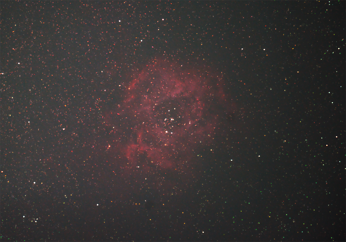 Slightly Noisy Rosette Nebula (NGC2246)