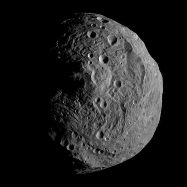 Vesta as seen by the Dawn probe